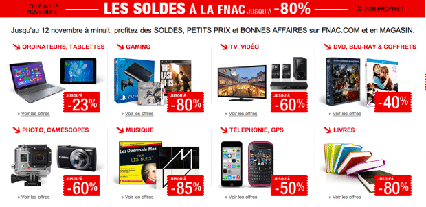 Soldes Fnac