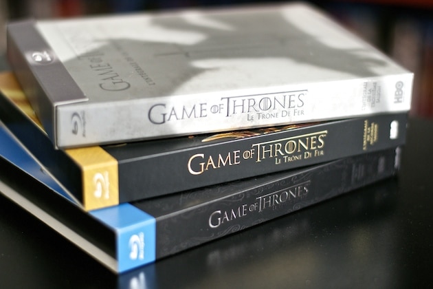 Arrivage Blu Ray Game of Thrones Saison 3