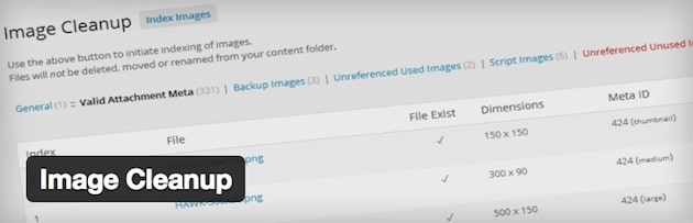 Plugin Wordpress Image Cleaner