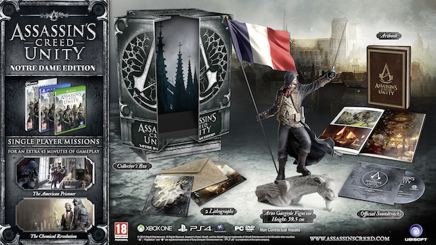 Collector Assassin's Creed Unity Notre Dame