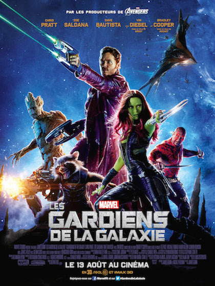 Guardians of the galaxy affiche film