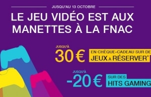 Bon plan fnac gaming bons d'achats cheques cadeaux