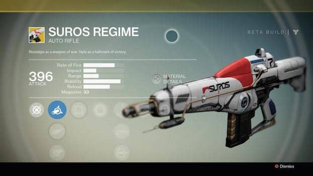 Destiny Beta Suros