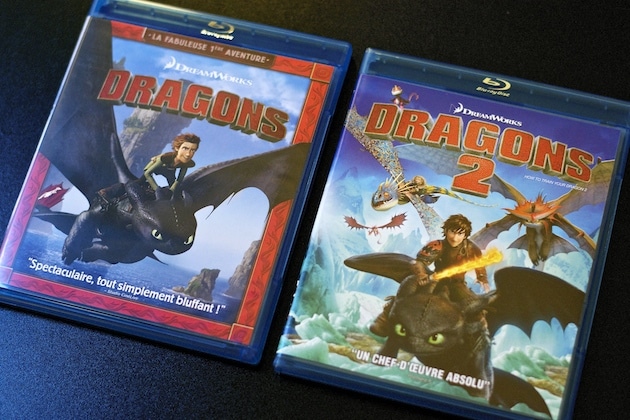 Coffret Blu Ray Dragons 1 et 2