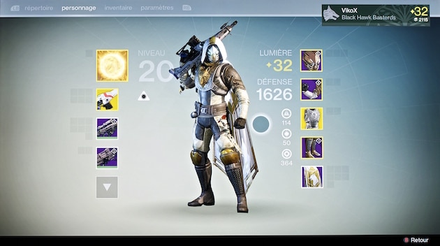 Destiny chasseur niveau 32 raid cropta difficile