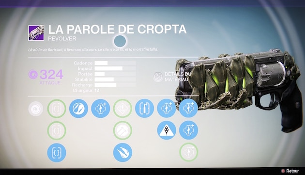 Destiny Parole de Cropta