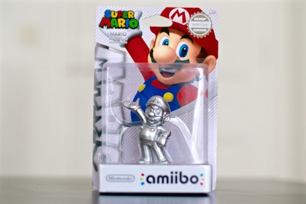 Amiibo Mario Silver Nintendo