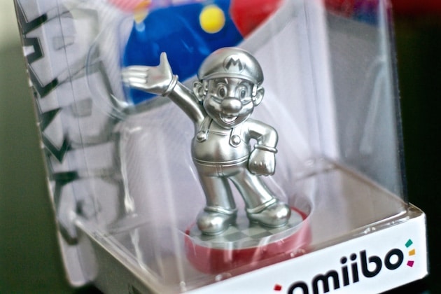 Amiibo Mario Silver Nintendo