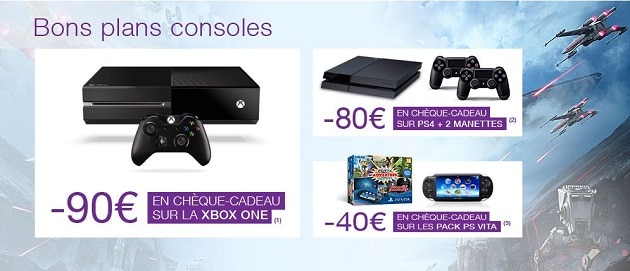 Bon Plan jeux video Fnac Gaming 2015