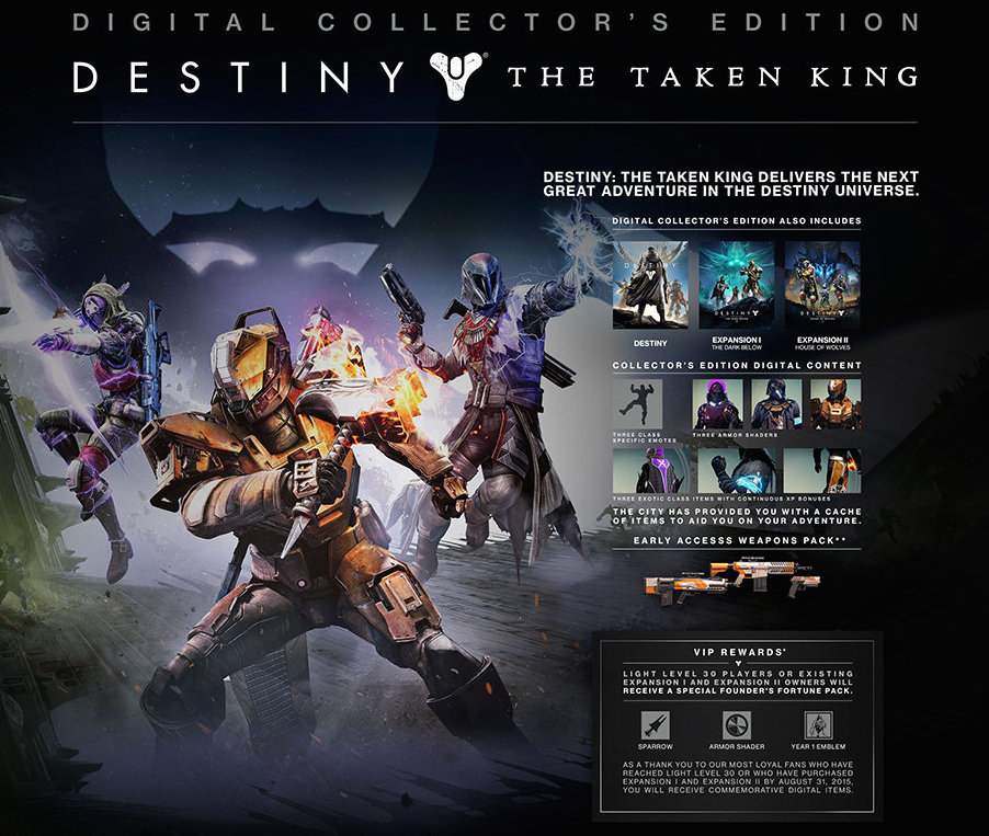 Destiny The Taken King Collector