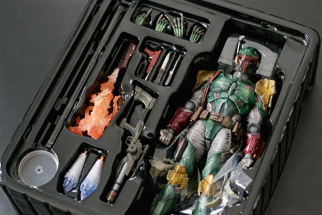 Unboxing Boba Fett Play Arts Kai