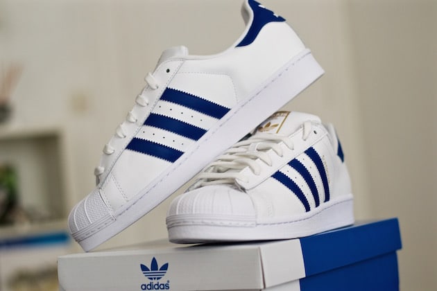 Adidas Superstar bleu