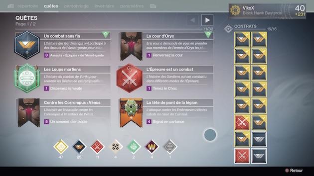 Destiny Le Roi des Corrompus Test Impressions