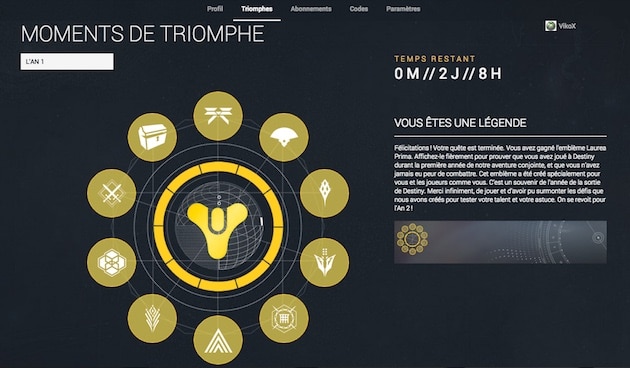 Destiny preparatif the taken king