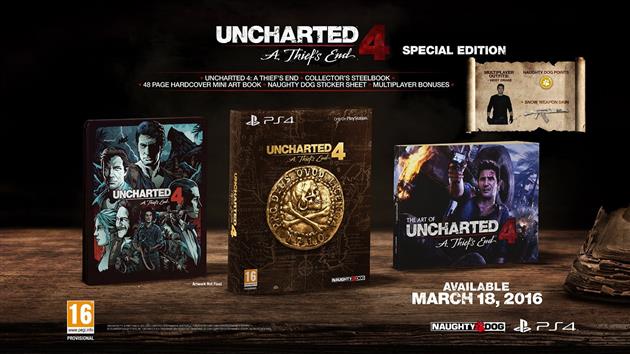 Precommande Uncharted 4 Edition Collector PS4