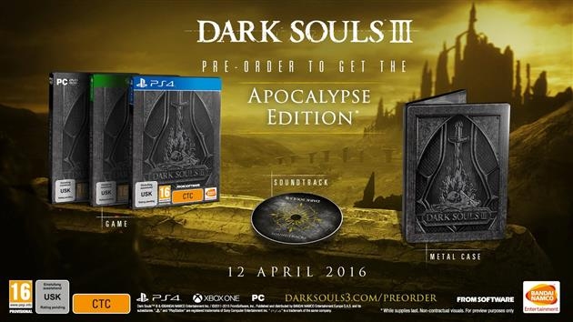 Precommande Dark Souls 3 Collector