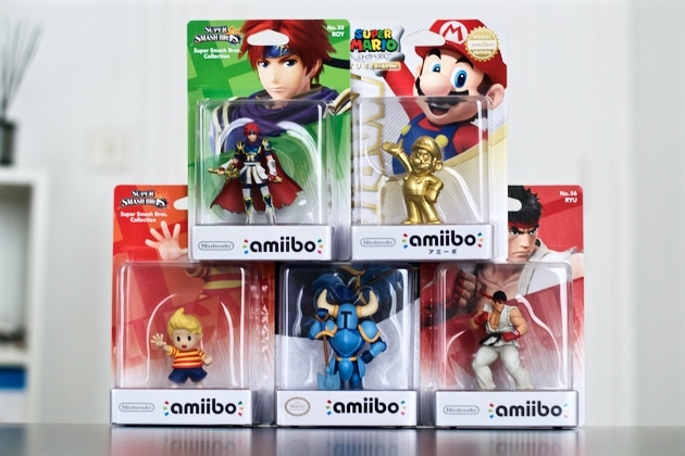 Arrivage Amiibo Ryu Mario Gold Roy