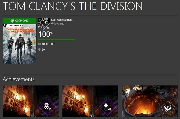 The Division 1000G Xbox One