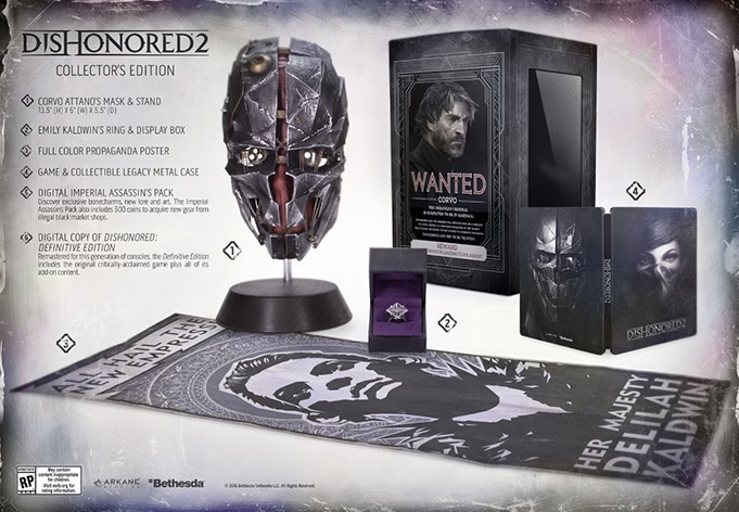 Dishonored 2 Edition Collector