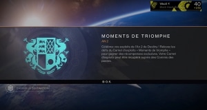 Destiny Comment avoir Triomphes Annee 2