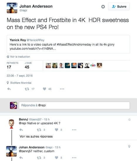 PS4 Pro annonce deception definition 4K upscale natif