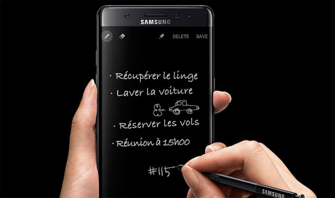 Prise en main avis Galaxy Note 7 Samsung