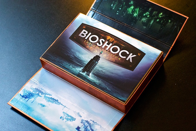 unboxing press kit bioshock the collection