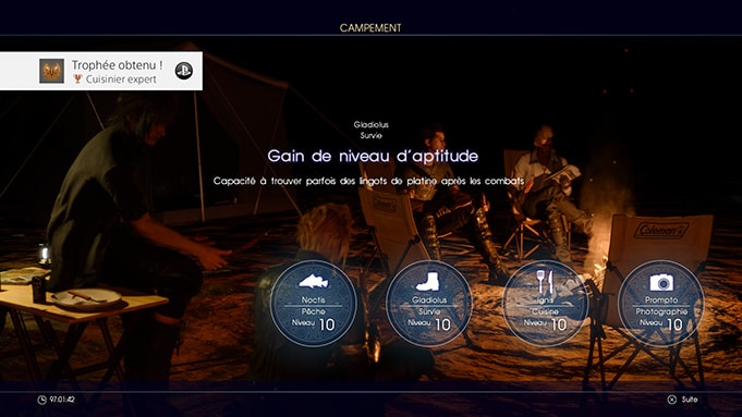 Trophee Platine FFXV Final Fantasy XV