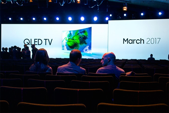 Samsung TV QLED Lancement