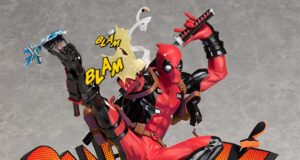 Figurine Deadpool Breaking the Fourth Wall