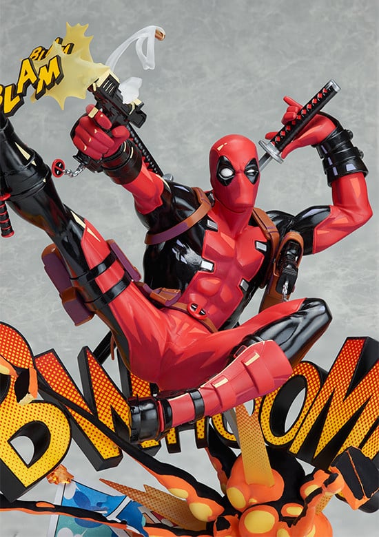 Figurine Deadpool Breaking the Fourth Wall