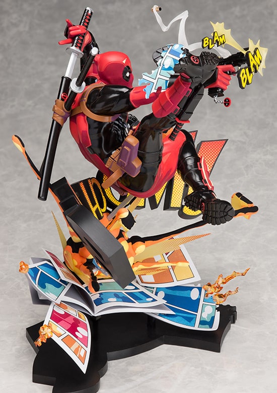 Figurine Deadpool Breaking the Fourth Wall