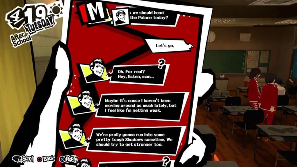 Persona 5 IM app