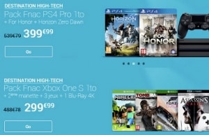 Promo Fnac Consoles