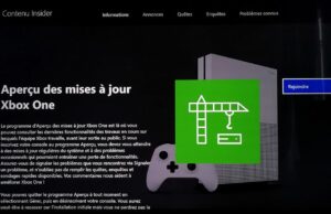 Xbox One Insider Mise a jour