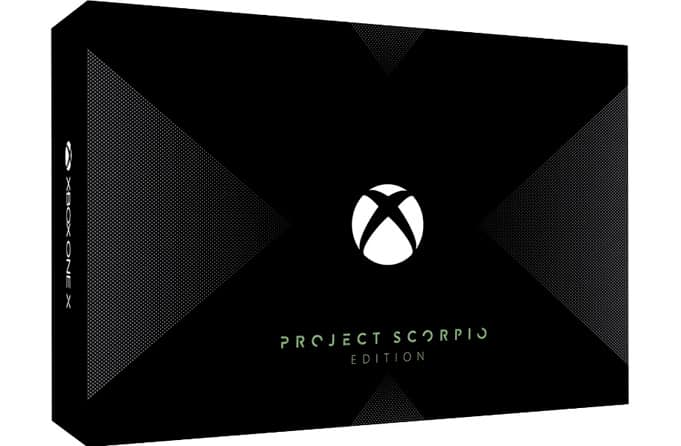 Xbox One X Edition Scorpio Day One