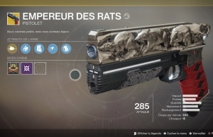 Empereur des rats exotique destiny 2