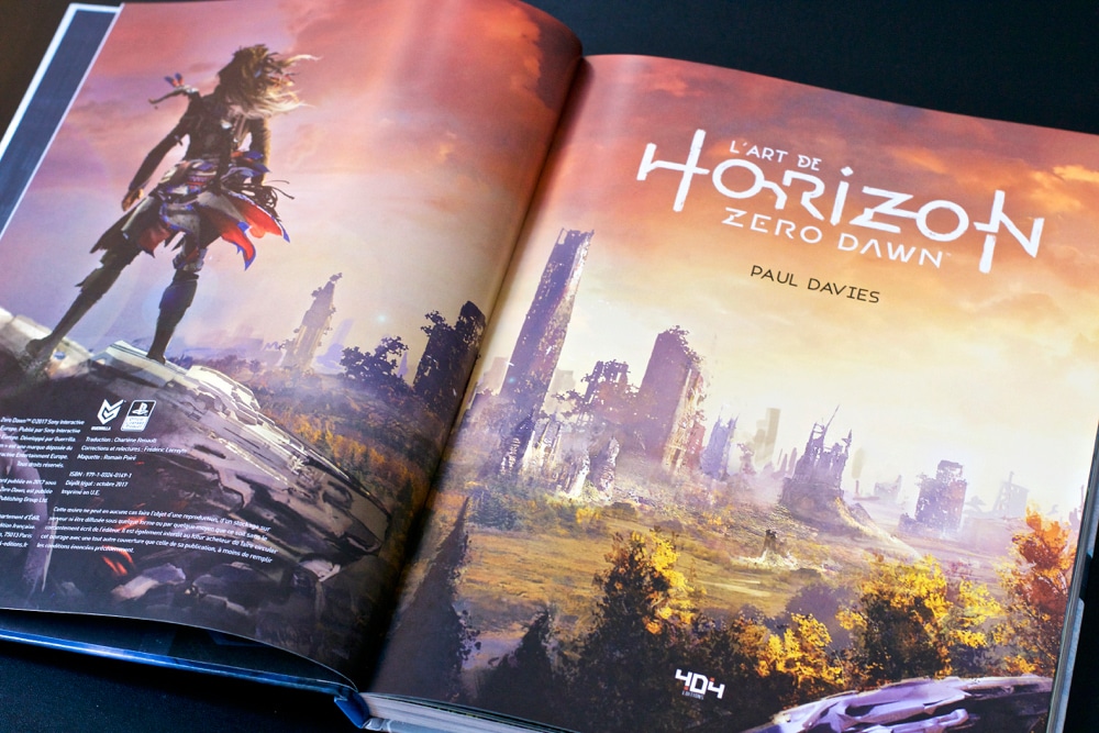 Artbook Horizon Zero Dawn version fr