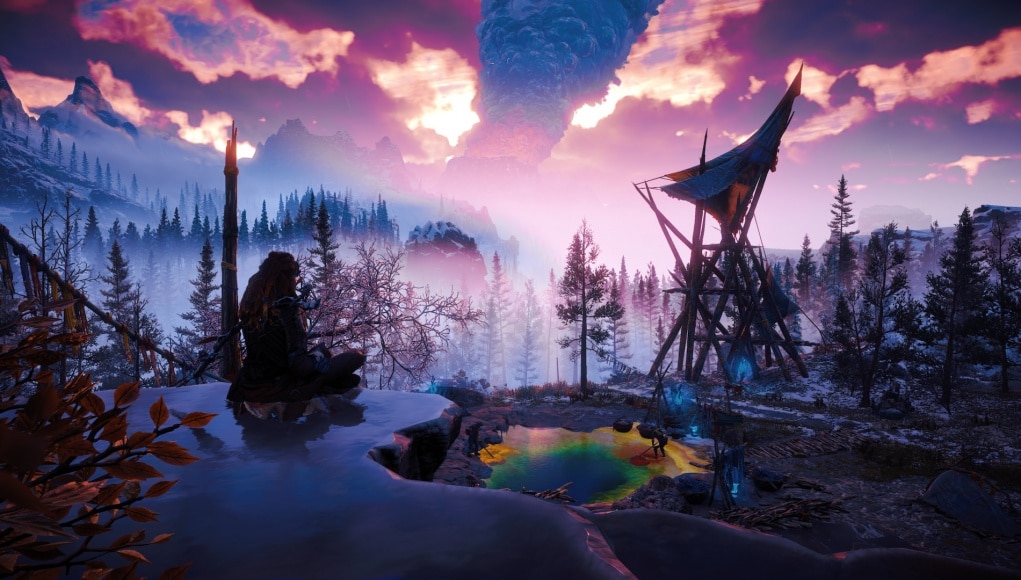 Horizon Zero Dawn Frozen Wilds PS4 Pro