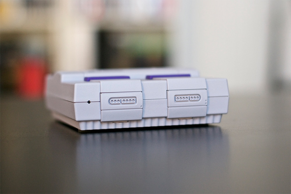 Unboxing super nintendo mini US