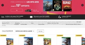 Bon Plan Fnac jeux Video 2018