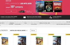 Bon Plan Fnac jeux Video 2018