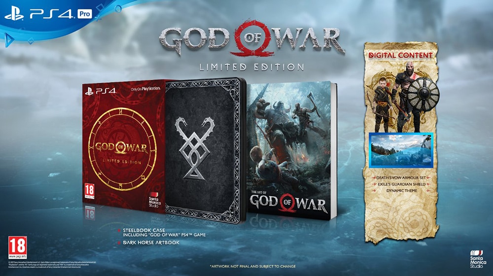 God Of War Edition Limitee PS4