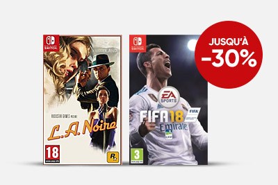 Jeux promo Switch fnac