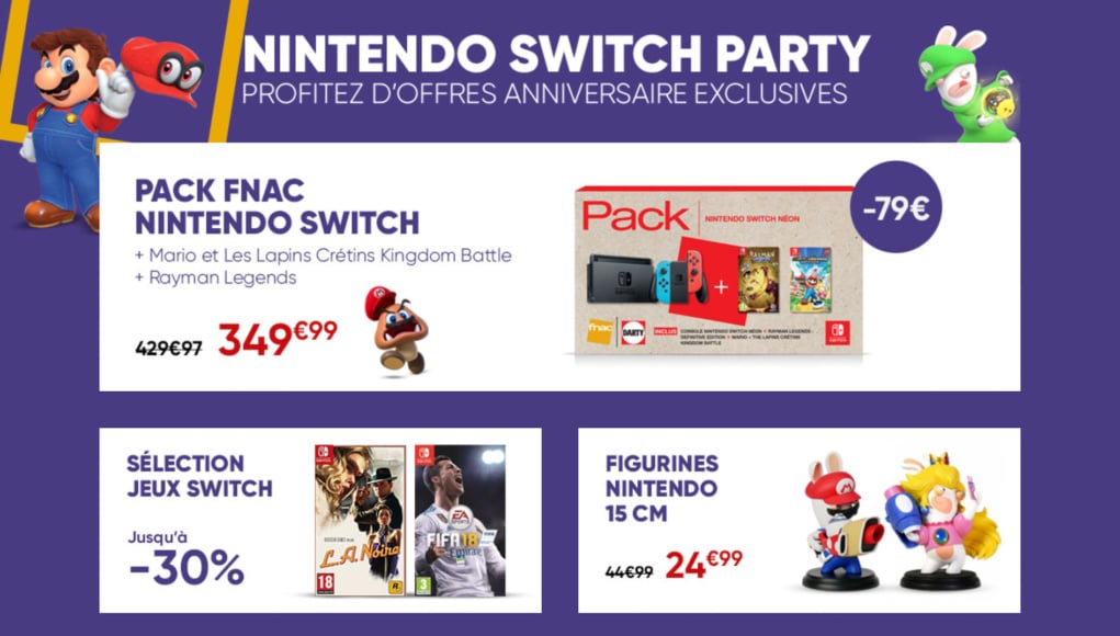 Promo Bon Plan Nintendo Switch