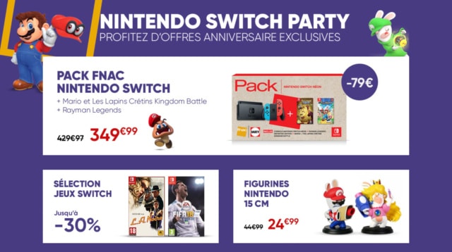 Bon Plan La Switch Fete Son Anniversaire A La Fnac Goldengeek