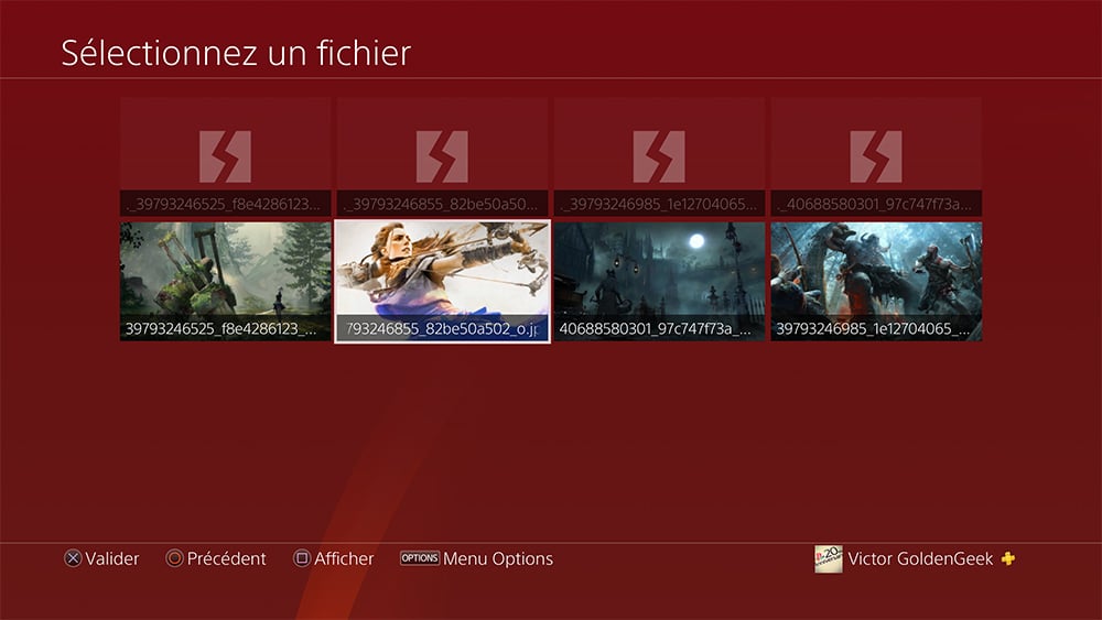 Changer fond ecran PS4