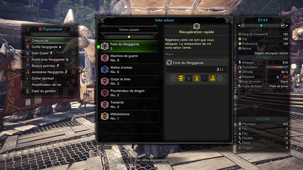 Monster Hunter World Morpho Hache Crepuscule Build