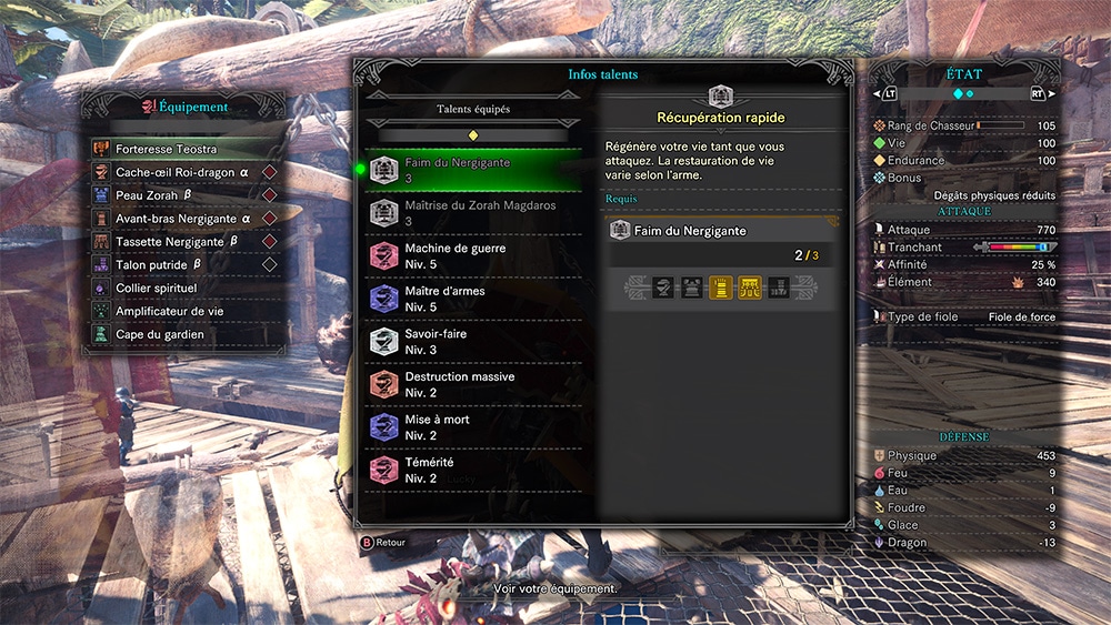 Monster Hunter World Morpho Hache Teostra Build