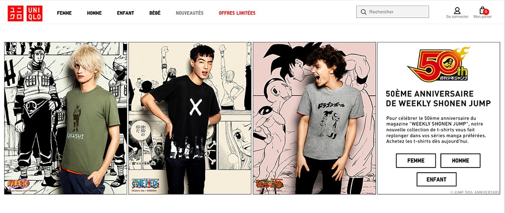 Uniqlo Shonen Jump T-Shirt